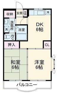 ポポラーレ壱番館【3階】の間取り