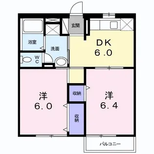 パークウッドA【1階】の間取り