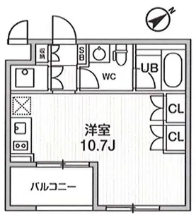 大田西馬込レジデンス【4階】の間取り