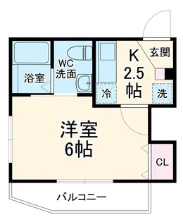 カーサモア船橋【102号室】の間取り