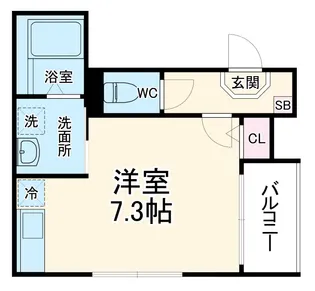 ハーモニーテラス庄内幸町【1階】の間取り
