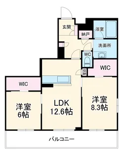 グランコート【3階】の間取り