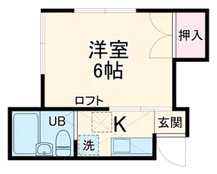 スカイメゾン新検見川【2階】の間取り