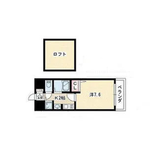 プレサンス名古屋駅前アクシス【6階】の間取り