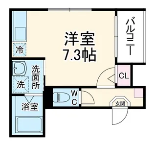 サンメイプル庄内【1階】の間取り
