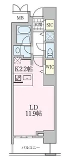 ロイヤルパークスタワー南千住【15階】の間取り