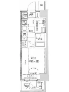 アイルグランデ川崎ドゥーエ【1階】の間取り