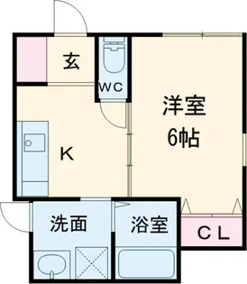 meduse【1号室】の間取り