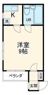 ルート52【203号室】の間取り