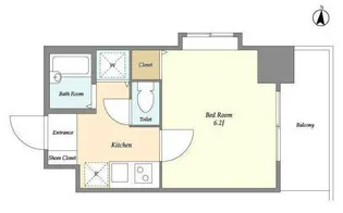 アクシーズタワー川口幸町Ⅱ【11階】の間取り