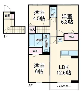 グレイスマチハタ【2階】の間取り