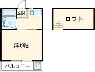 第11ミツミハイツ【210号室】の間取り