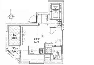 ラフィネ調布【2階】の間取り