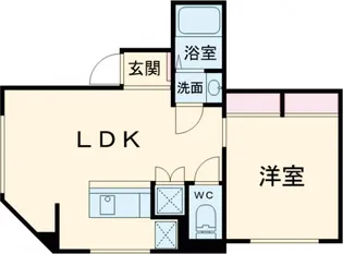 ラフィネ調布【3階】の間取り