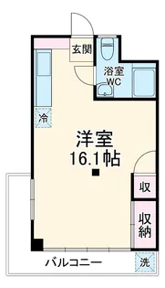 中野島ダイヤビル【4階】の間取り