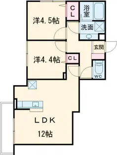Camino de Sakura【2階】の間取り