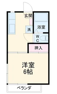 コーポ飯田【2階】の間取り