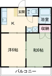 サンヒルズ【203号室】の間取り
