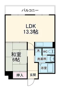 ファルコン熱田【4階】の間取り