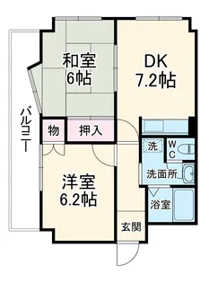 ファルコン熱田【3階】の間取り