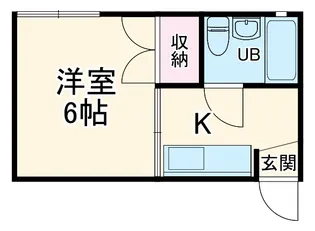 フォーヴルK【202号室】の間取り