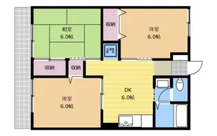 ルミエール【203号室】の間取り