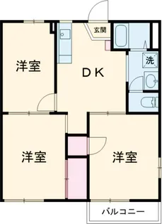 ローズハイツ【106号室】の間取り