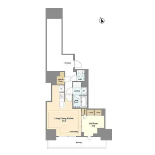 オアーゼ日暮里レジデンス【2階】の間取り