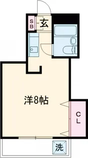 第2ヴィラ碑文谷【1階】の間取り
