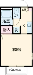 ボヌールハイツ【102号室】の間取り