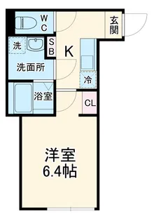 カインドネス町田II【1階】の間取り