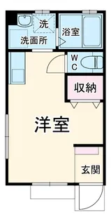 シャンブル S【1階】の間取り