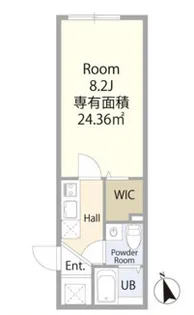 クレスト東村山【1階】の間取り