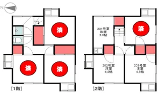 ウィルホームズ板橋【2階】の間取り