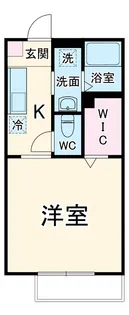 パークサイド里町館S棟【1階】の間取り