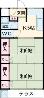 寿荘【2階】の間取り