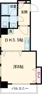 メゾンポメル小川【2階】の間取り