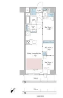 アーバネックス早稲田【10階】の間取り