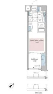 アーバネックス早稲田【6階】の間取り