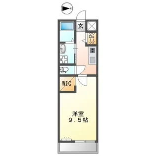 prunier【1階】の間取り