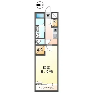 prunier【1階】の間取り