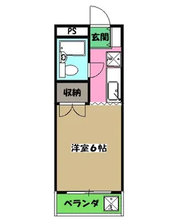 アーシャン【103号室】の間取り