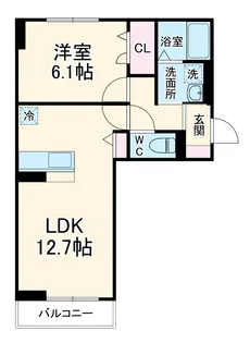 プランドール・さくら【2階】の間取り