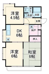 小山コーポ【3階】の間取り
