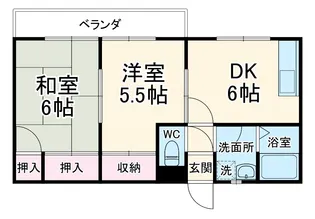 メゾン武井Ⅱ【2階】の間取り