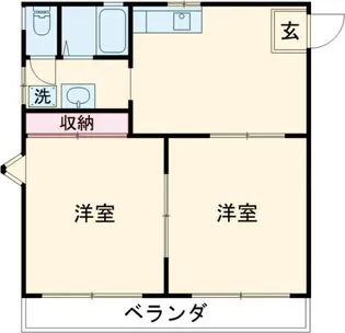 アモーラルⅡ【101号室】の間取り