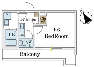 LINKS YOKOHAMA SASABORI【1階】の間取り