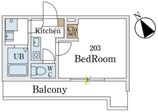 LINKS YOKOHAMA SASABORI【2階】の間取り