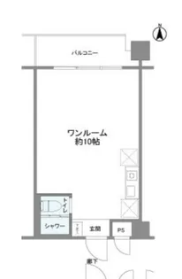 静鉄音羽ビルマンション【315号室】の間取り