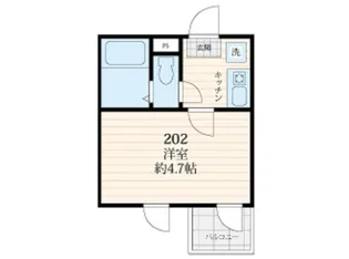 Amitie Ojikamiya【2階】の間取り